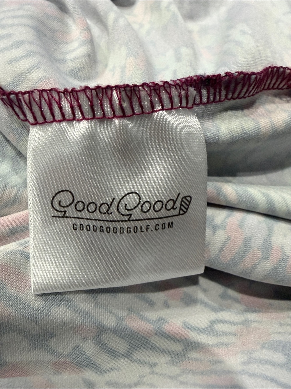 Good Good Golf Multicolor Vibrant Abstract Print Polo — Size Large - Picture 3 of 8